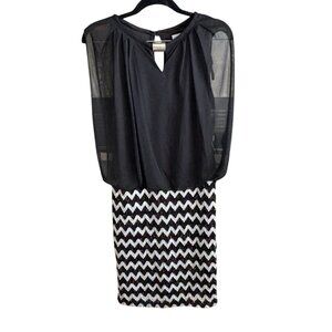 Chelsea Suite Womens Sleeveless Knee length Dress-Black-Size 6-NWT